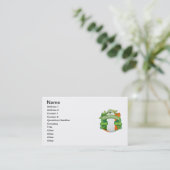 MacNamara Iren-Schild Visitenkarte (Stehend Vorderseite)