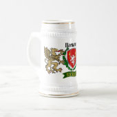 Macnamara Irish Shield Bierglas (Vorderseite Links)