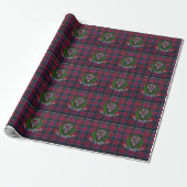 MacNaughton Scottish Clan Tartan & Crest Geschenkpapier (Ungerollt)