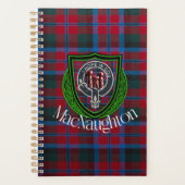 MacNaughton Scottish Clan Tartan & Crest Planer (Vorderseite)