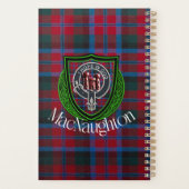 MacNaughton Scottish Clan Tartan & Crest Planer (Rückseite)