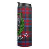MacNaughton Scottish Clan Tartan & Crest Thermosbecher (Nach rechts gedreht)
