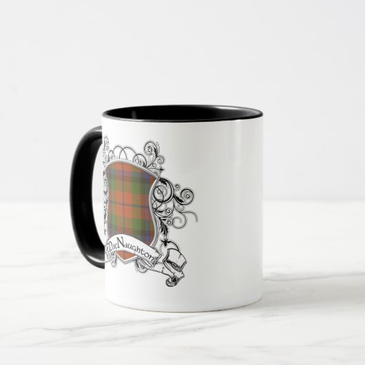 MacNaughton Tartan-Schild Tasse (Vorderseite Links)