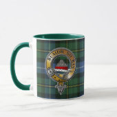 MacNeil-Barra Tartan & Abzeichen Tasse (Links)