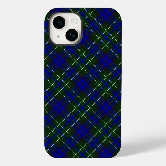 Macneil Colonsay tartan blue green kariert Case-Mate iPhone Hülle (Rückseite)