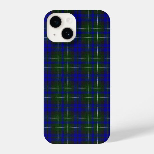 Macneil Colonsay tartan blue green kariert iPhone Hülle (Rückseite)