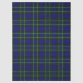 Macneil Colonsay tartan blue green kariert Seidenpapier (Vorderseite)