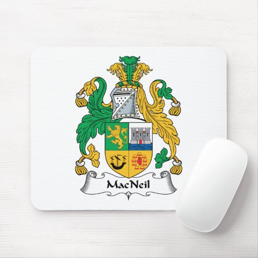 MacNeil Familienwappen Mousepad (Mit Mouse)