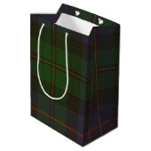 MacNeil Tartan Mittlere Geschenktüte (Rückseite Schrägansicht)