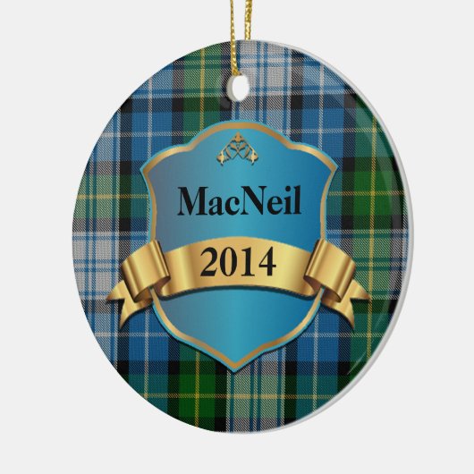 MacNeil Tartan Plädoyer Custom ornament (Links)