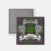 MacNeil Tartan Shield Magnet (Vorderseite/Rückseite)