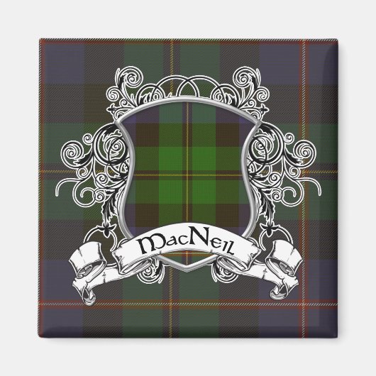 MacNeil Tartan Shield Magnet (Vorne)