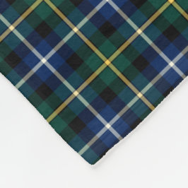 MacNeil von Barra Blue und Green Clan Tartan Fleecedecke