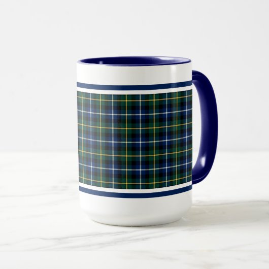 MacNeil von Barra Clan Tartan Tasse (VorderseiteRechts)