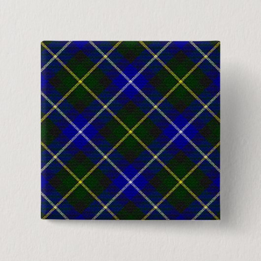 Macneil von Barra tartan blau kariert Button (Vorderseite)