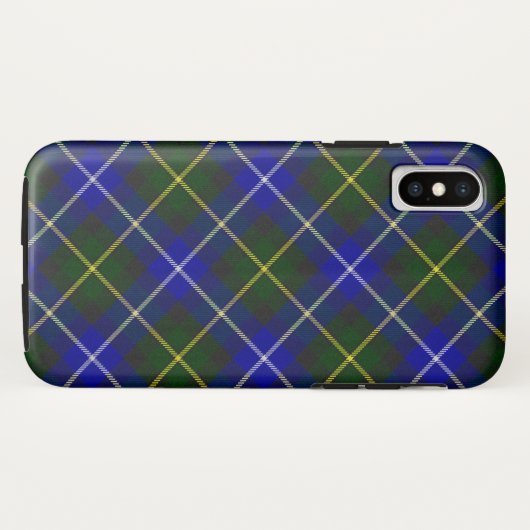 Macneil von Barra tartan blau kariert Case-Mate iPhone Hülle (Rückseite (Horizontal))