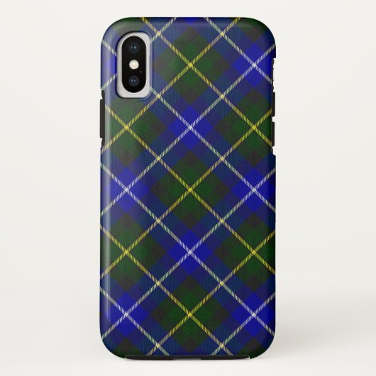 Macneil von Barra tartan blau kariert Case-Mate iPhone Hülle (Rückseite)
