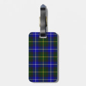 Macneil von Barra tartan blau kariert Gepäckanhänger (Rückseite vertikal)