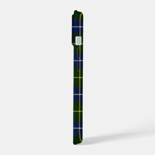 Macneil von Barra tartan blau kariert iPhone 15 Hülle (Linke Seite)