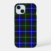 Macneil von Barra tartan blau kariert iPhone 15 Hülle (Rückseite)