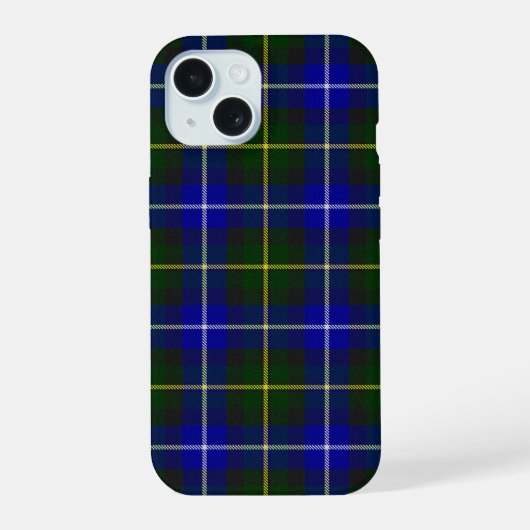 Macneil von Barra tartan blau kariert iPhone 15 Hülle (Rückseite)