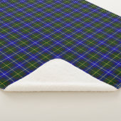 Macneil von Barra tartan blau kariert Sherpadecke (3/4)