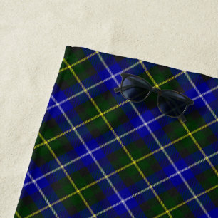 Macneil von Barra tartan blau kariert Strandtuch