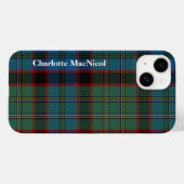 MacNicol Tartan Kariert Case-Mate iPhone Case (Rückseite (Horizontal))