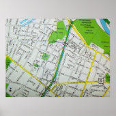 Macon, GA Vintag Map Poster (Vorne)