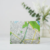 MACON, GA Vintage Karte Postkarte (Stehend Vorderseite)