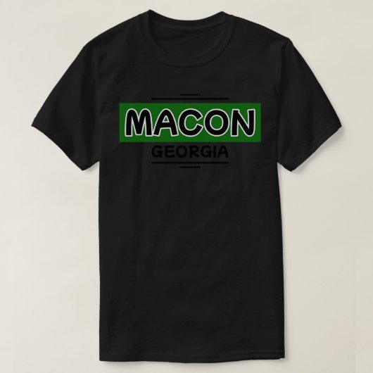 Macon Georgia TShirt 12 (Design vorne)