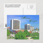 Macon, Georgia, USA Postkarte (Vorne/Hinten)