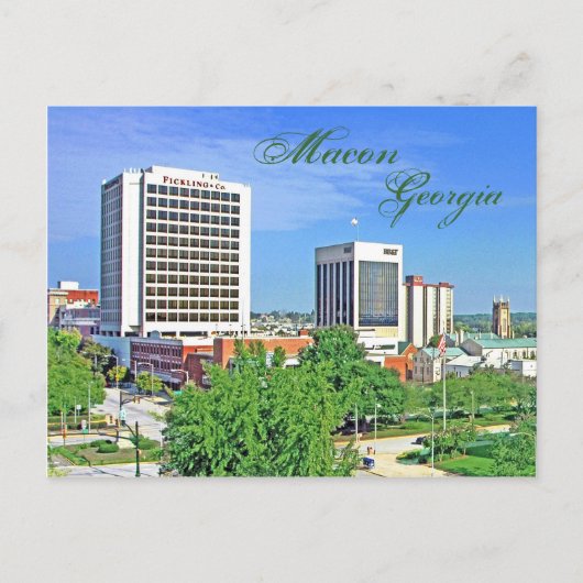 Macon, Georgia, USA Postkarte (Vorderseite)