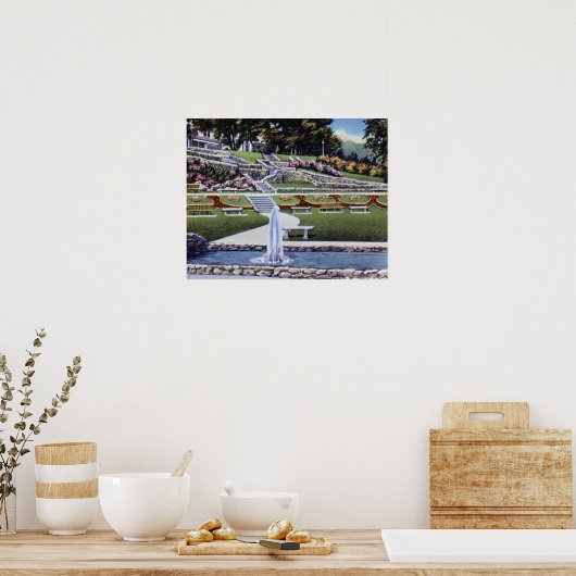 Macon Georgia Washington Park Poster (Küche)