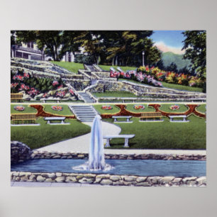 Macon Georgia Washington Park Poster