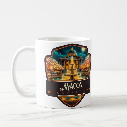 Macon, Georgien | VINTAG Kaffeetasse (Links)