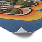 Macon, GeorgienGroße BuchstabenszenenMacon, GA Poster (Ecke)