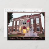 Macon Landkreis Courthouse - Lafayette, TN Postkarte (Vorne/Hinten)