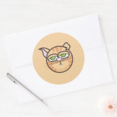 Macon und Freunde: Senard Decal Runder Aufkleber (Umschlag)