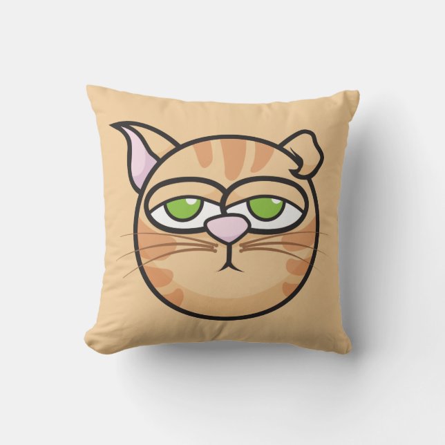 Macon und Freunde: Senf-Kissen Kissen (Vorderseite)