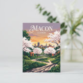 Macon USA Postkarte (Stehend Vorderseite)
