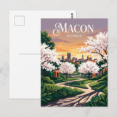 Macon USA Postkarte (Vorne/Hinten)