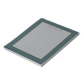 MacPhail Hunting Ancient Original Scottish Tartan  Notizblock (Rotiert)