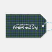 MacPhail Jagd Ancient Scottish Clan Tartan Geschenkanhänger (Vorderseite (Horizontal))
