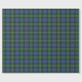 MacPhail Jagd Antiker Original Schottischer Tartan Geschenkpapier (Flach)