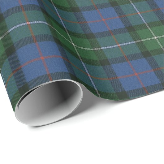 MacPhail Jagd Antiker Original Schottischer Tartan Geschenkpapier (Rolleneckpunkt)