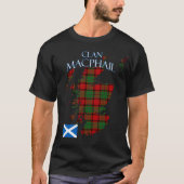 MacPhail Scottish Clan Tartan Scotland T-Shirt (Vorderseite)