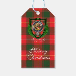 MacPhee schottischer Clan Tartan & Wappen Geschenkanhänger