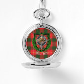 MacPhee Scottish Clan Tartan & Crest Armbanduhr (Vorderseite)
