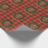 MacPhee Scottish Clan Tartan & Crest Geschenkpapier (Ecke)